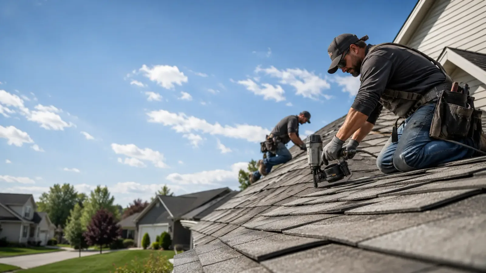 Storm Damage Roof Repair in Bloomington, IL near me